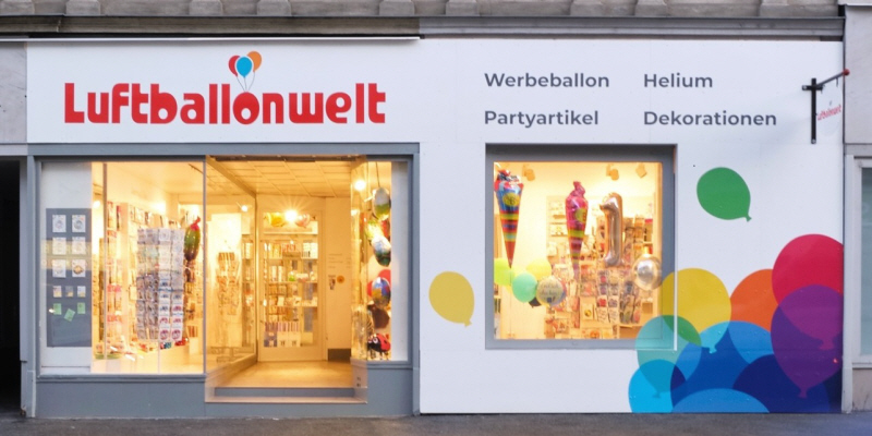 Luftballonwelt.at Store in der Hütteldorfer Straße in Wien
