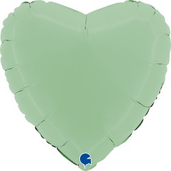Folienballon Herz Green Matt
