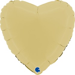 Folienballon Herz Yellow Matt
