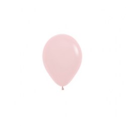 Pastel Matte Pink Latexballon Rund 5inch / 12cm