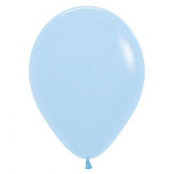 Pastel Matte Blue Latexballon Rund 12in/30cm