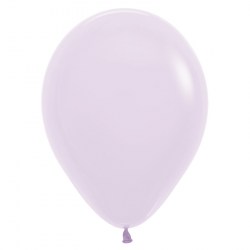 Pastell Matt Lilac Latexballon Rund 12in/30cm