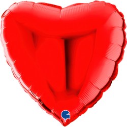 Folienballon herz rot 56cm