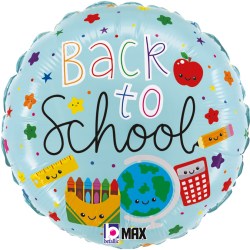 Folienballon Back to School