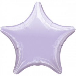 Folienballon stern violett