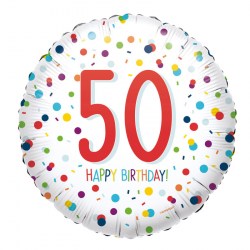 Confetti Birthday 50 Jahre