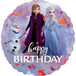 Folienballon  Frozen II Happy Birthday