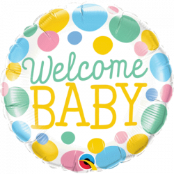 Welcome Baby Dots