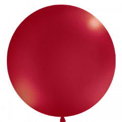 Riesenballon rot metallic