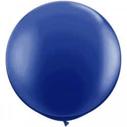 Riesenballon blau metallic