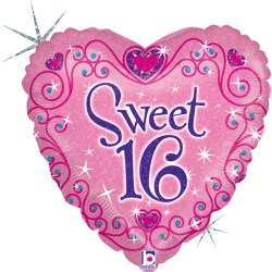 Folienballon  Sweet 16