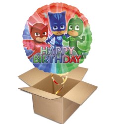 Ballongruß Happy Birthday PJ Mask