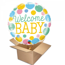 Ballongruss Welcome baby 