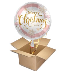 Folienballon Merry Christmas und ein frohes neue Jahr