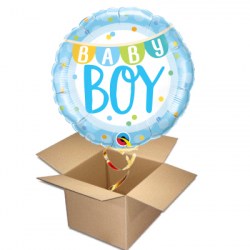 baby boy banner ballongruss