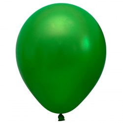 Metallic  Luftballon Grün