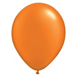 Metallic Luftballon orange