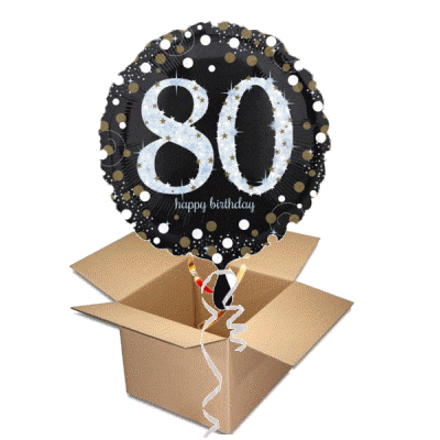 Ballongruss Geburtstag 80 Jahre Luftballonwelt At