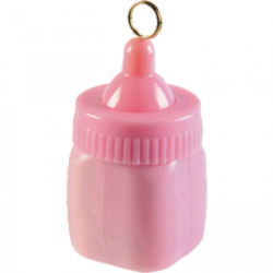 Ballongewicht Babyflasche rosa