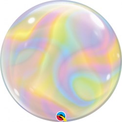Bubble Iridescent Swirls 22in /55cm