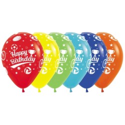Luftballon  Happy Birthday Sport