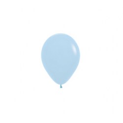 Pastel Matte Blue Latexballon Rund 5inch / 12cm