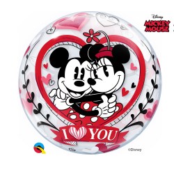 Single Bubble - Mickey - Minne I love you