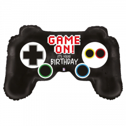 Folienballon game controller birthday