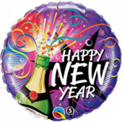Folienballon happy new year
