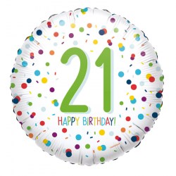 Confetti Birthday 21 Jahre