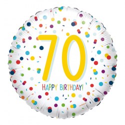 Confetti Birthday 70 Jahre
