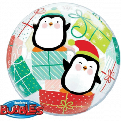Single Bubble -christmas pinguin