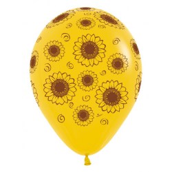 Latexballon Sonnenblume 12in/30cm