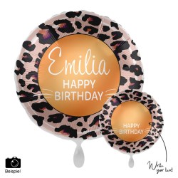 Folienballon Birthday zum personalisieren