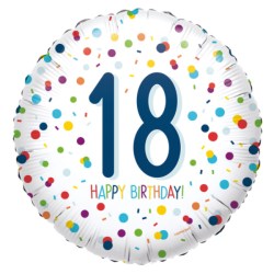 Confetti Birthday 18 Jahre