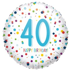 Confetti Birthday 40 Jahre