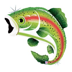 Folienfigur  Fisch Rainbow