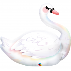 Graceful Swan Folienfiguren 88cm 