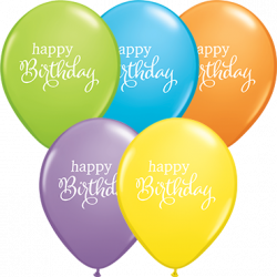 Luftballon Simply Happy Birthday