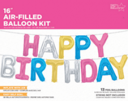 Happy Birthbay ballon kit