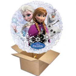 Ballongruss Frozen Holographische Vendor Folienform Rund 21in/53cm