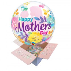 Ballongruss Bubble Happy Mothers Day