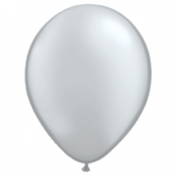 Luftballon-silber metallc 30 cm