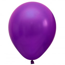 Metallic  Luftballon Violett